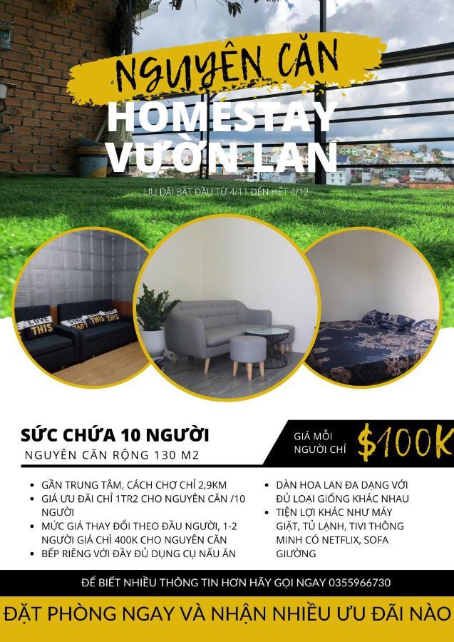 Vuon Lan Homestay Da Lat- Nguyen Can 132M2 Exterior photo